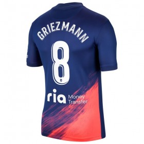 Koszulka Atlético Madryt Antoine Griezmann 8 Wyjazdowe Stroje Piłkarskie 2021/22 Krótki Rękaw
